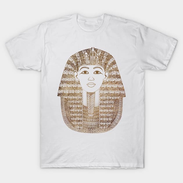 Pharaoh Tutankhamun T-Shirt by Art_et_Be